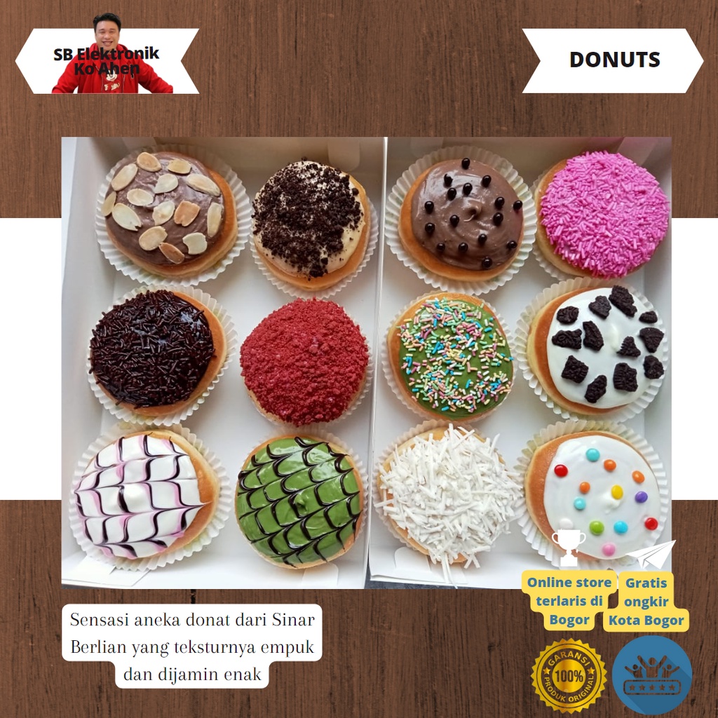 

KUE DONAT SB ANEKA VARIAN TESKTUR EMPUK DAN LUMER