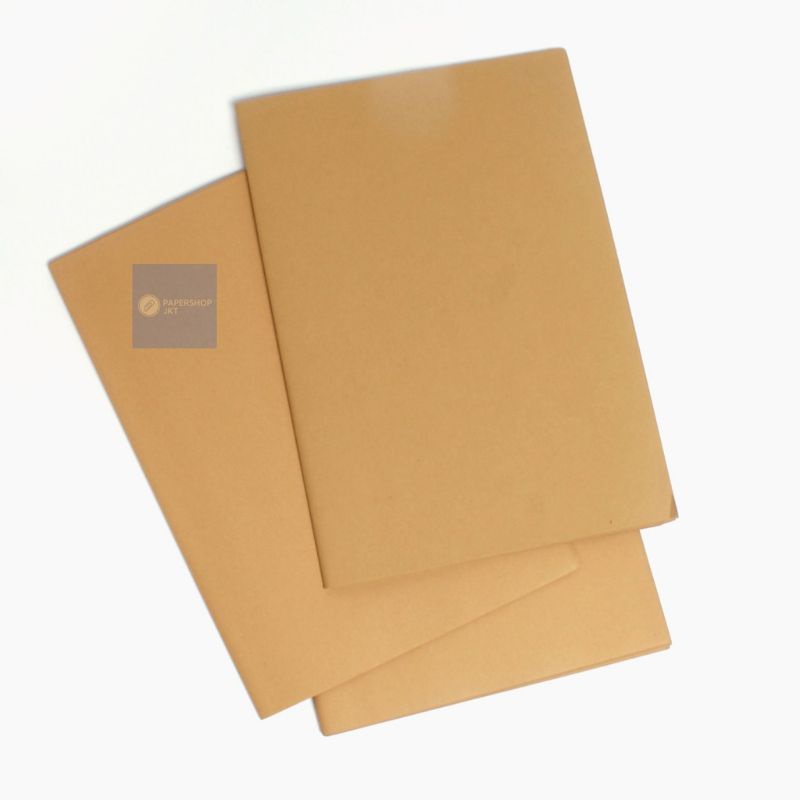 

SAMPUL BUKU TULIS A5 COKLAT POLOS 30X40CM (17PCS)