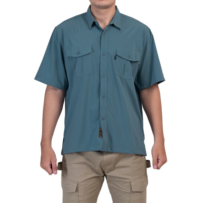 QUICKDRY WORKSHIRT KEMEJA KERJA LENGAN PENDEK BY ENGINEER WORKWEAR