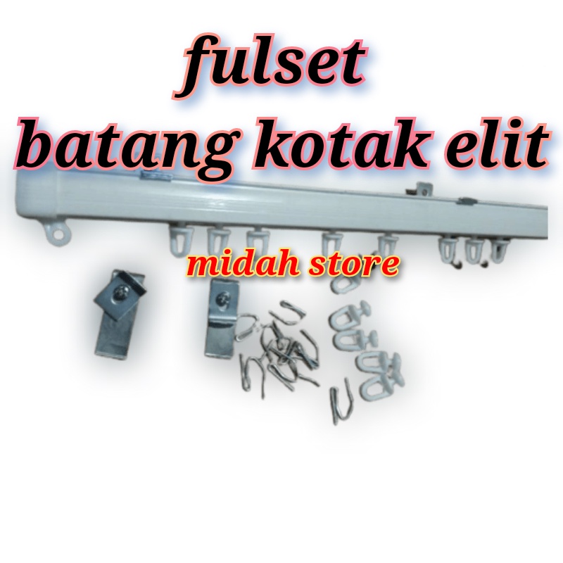 Batang kotak elit/ batang vitrase prodak terbaru