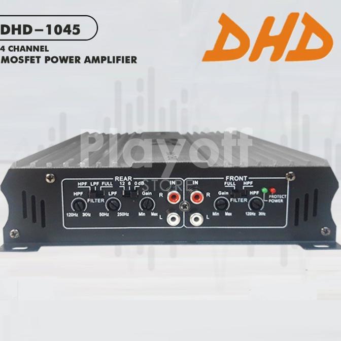 Dhd Power Amplifier 4 Channel / Dhd - 1045 Audio Mobil