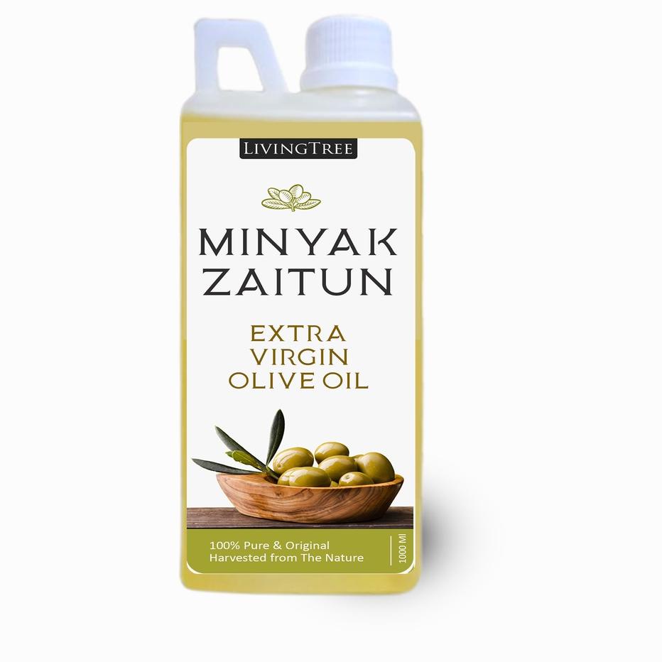 

♜ Minyak Zaitun Asli 1Liter Extra Virgin Olive Oil 100% Original | Bisa Diminum ➣