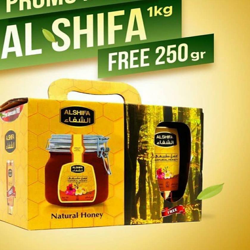 

➯ Al Shifa 1 KG free 250 gr | Murni Alshifa Asli Dari Saudi Arab free 250 Gr Squeeze ✪