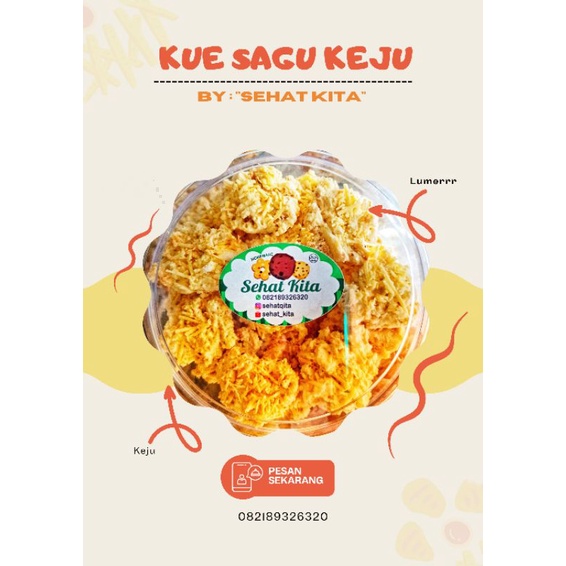 

kue kering sagu keju 500gr/kue lebaran/kue sagu