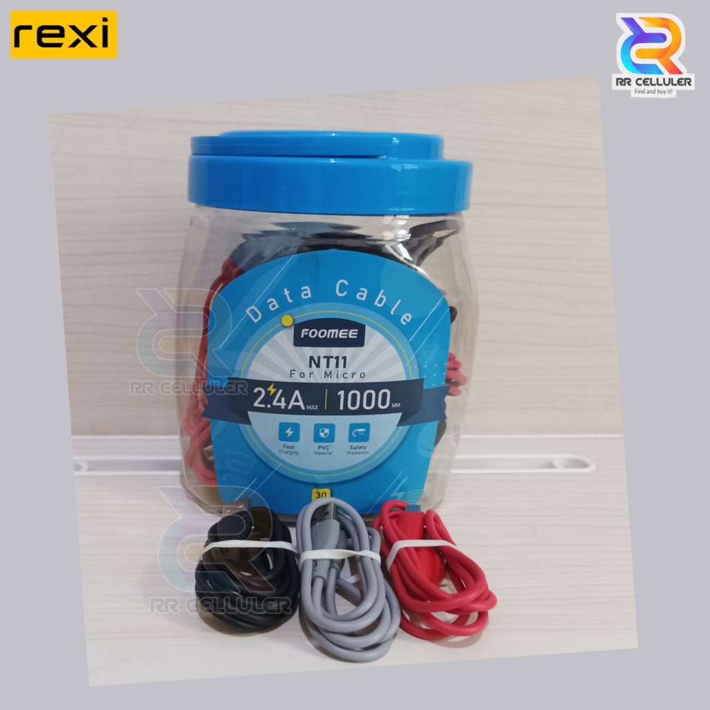 Kabel Data Type Micro - NT11 Foomee Fast Charging 2.4A