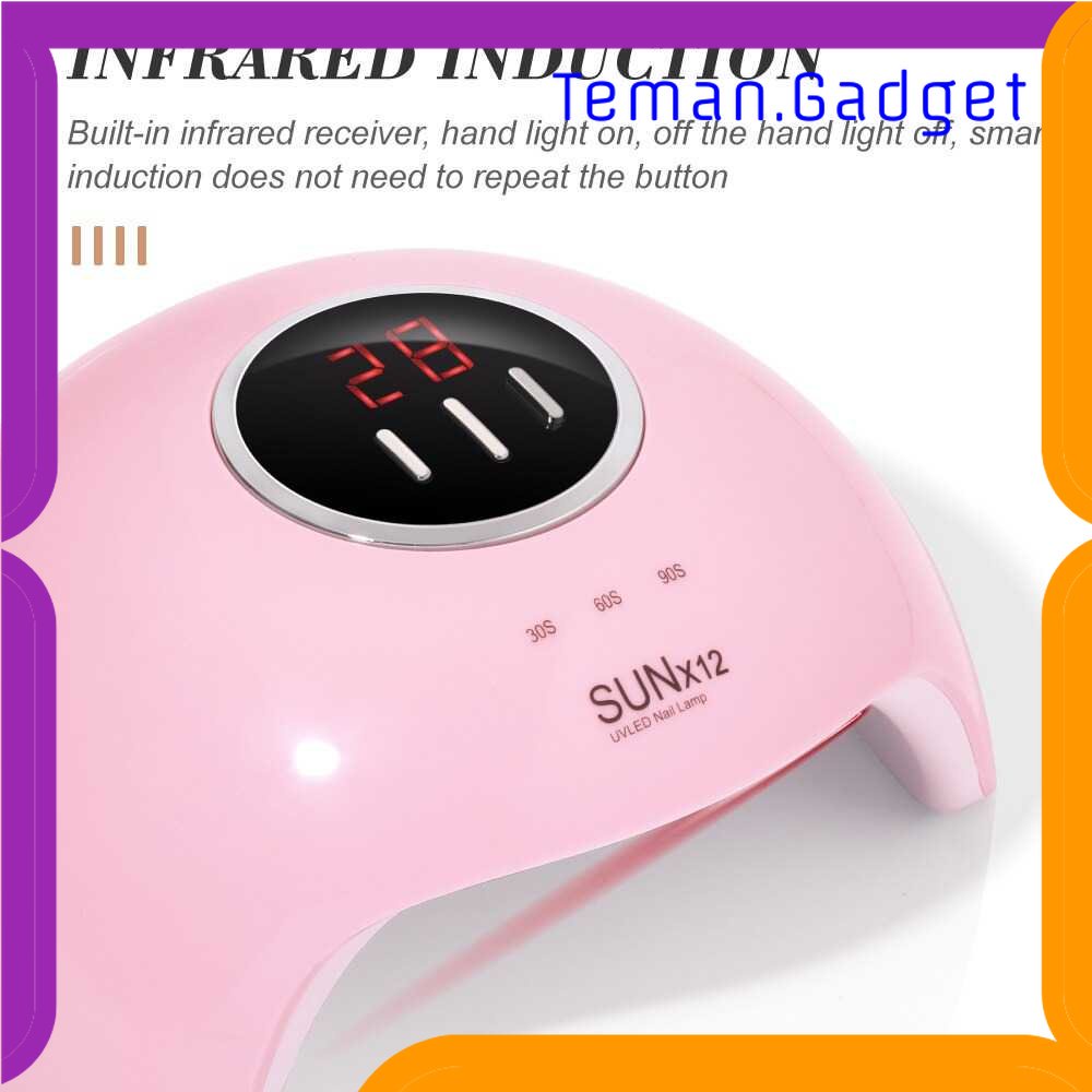 TG - PRW SUN Pengering Kutek Kuku UV LED Nail Dryer 54 W - X12