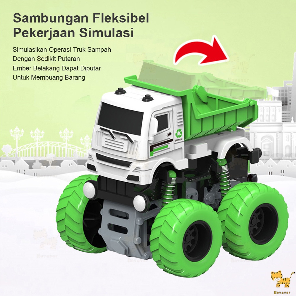 

ID Bevavar Mobil Mainan Anak Bayi/Mainan Inersia Offroad / Monster Zap Mainan Mobil Jip Off Road 4