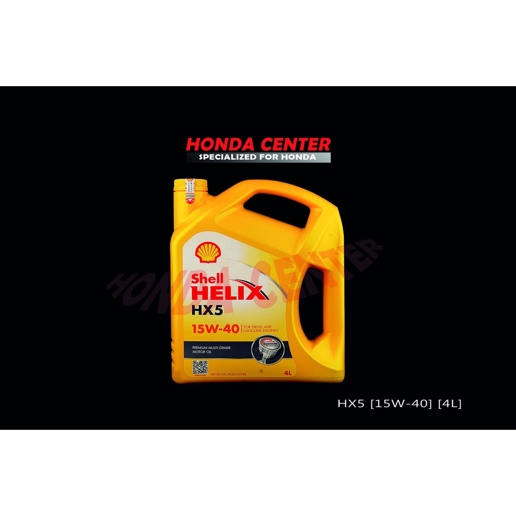 oli shell helix HX5 15W-40 galon di jamin 100% original