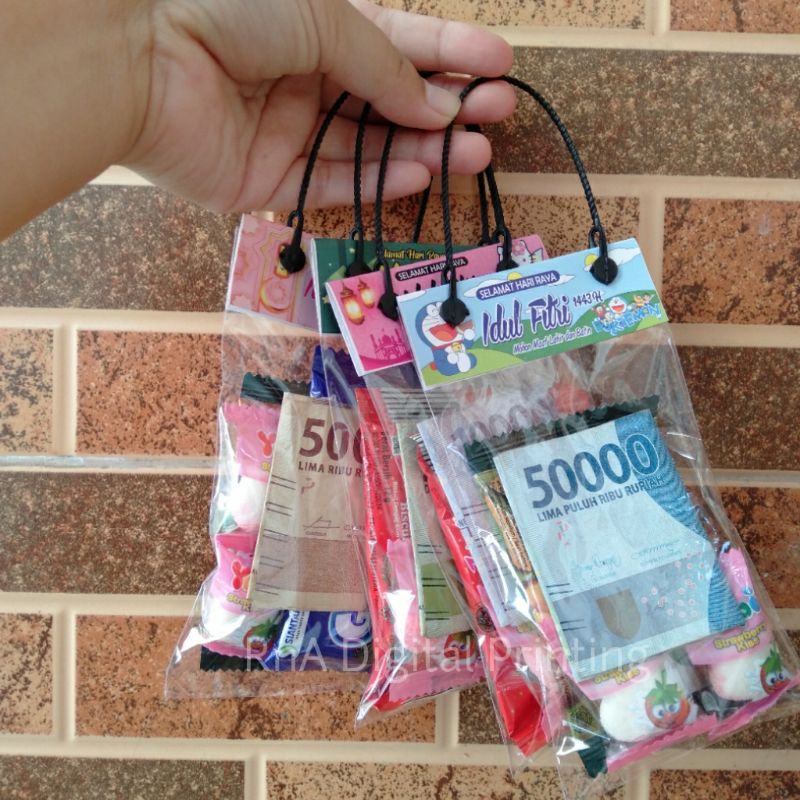 

Kemasan Snack lebaran kecil 9x13,9cm