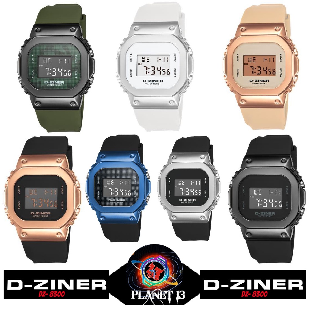DZINER 8300 Jam Tangan D-ZINER Original DZ8300 Digital SERIES
