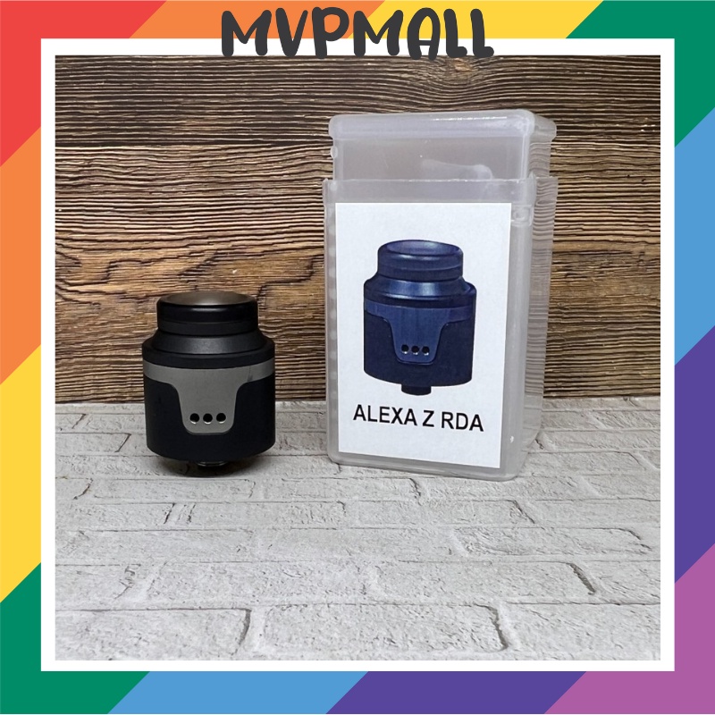 [BISA COD] Alexa Z RDA 24mm by Inhale Best Clone Vape Atomizer Dual Coil