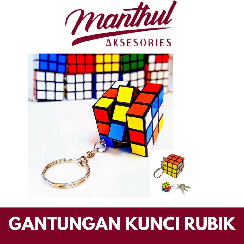 GANTUNGAN KUNCI RUBIK / GANTUNGAN TAS ANAK SOUVENIR
