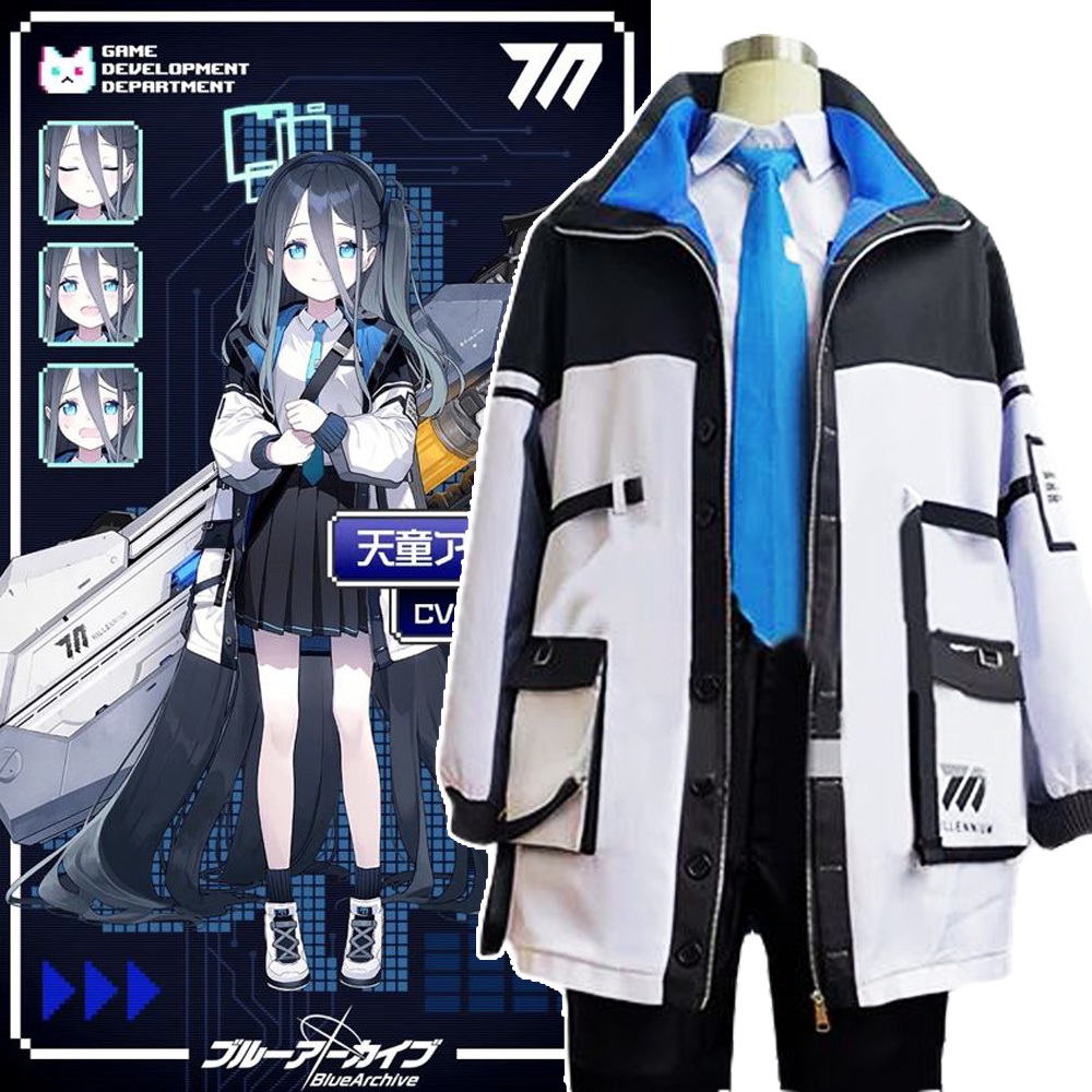 Parka Alice Blue Archive Anime Manga Tendou Alice Premium Unisex