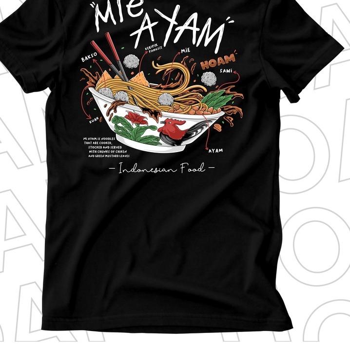 ☃ Kaos Hoam - Indonesian Food - Mie Ayam Bakso ♡