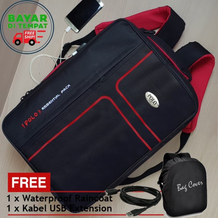 Tas Ransel Pria Tas Backpack Laptop 3in1 USB Charger P60 Tas Pria Tas Ransel Pria Ori(K3M1) tas rans