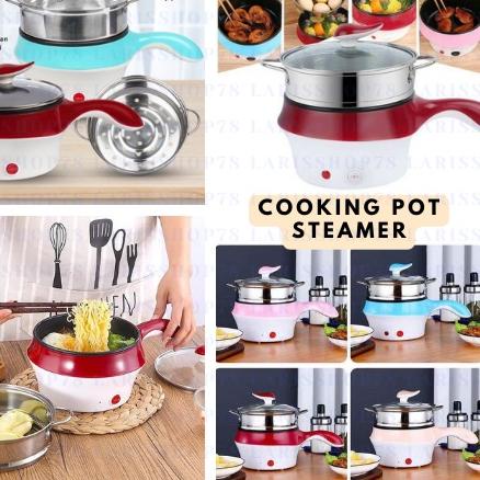 ➪ SHENAR, PANCI ELEKTRIK/LISTRIK/PANCI SERBAGUNA/PANCI MINI/COOKING POT - STEAMER (KUKUSAN STAINLESS