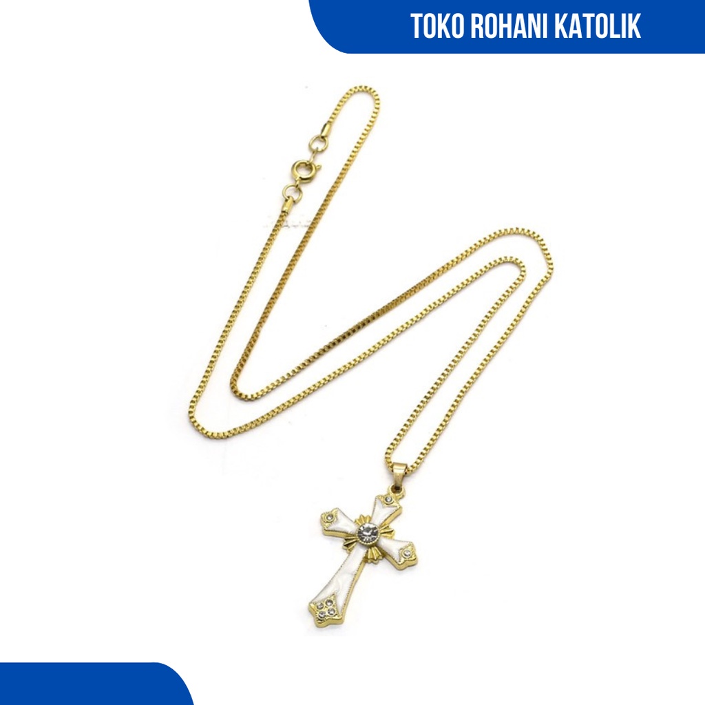 KALUNG SALIB CAHAYA / KALUNG ROHANI / KALUNG WANITA / KALUNG EMAS / KALUNG PRIA