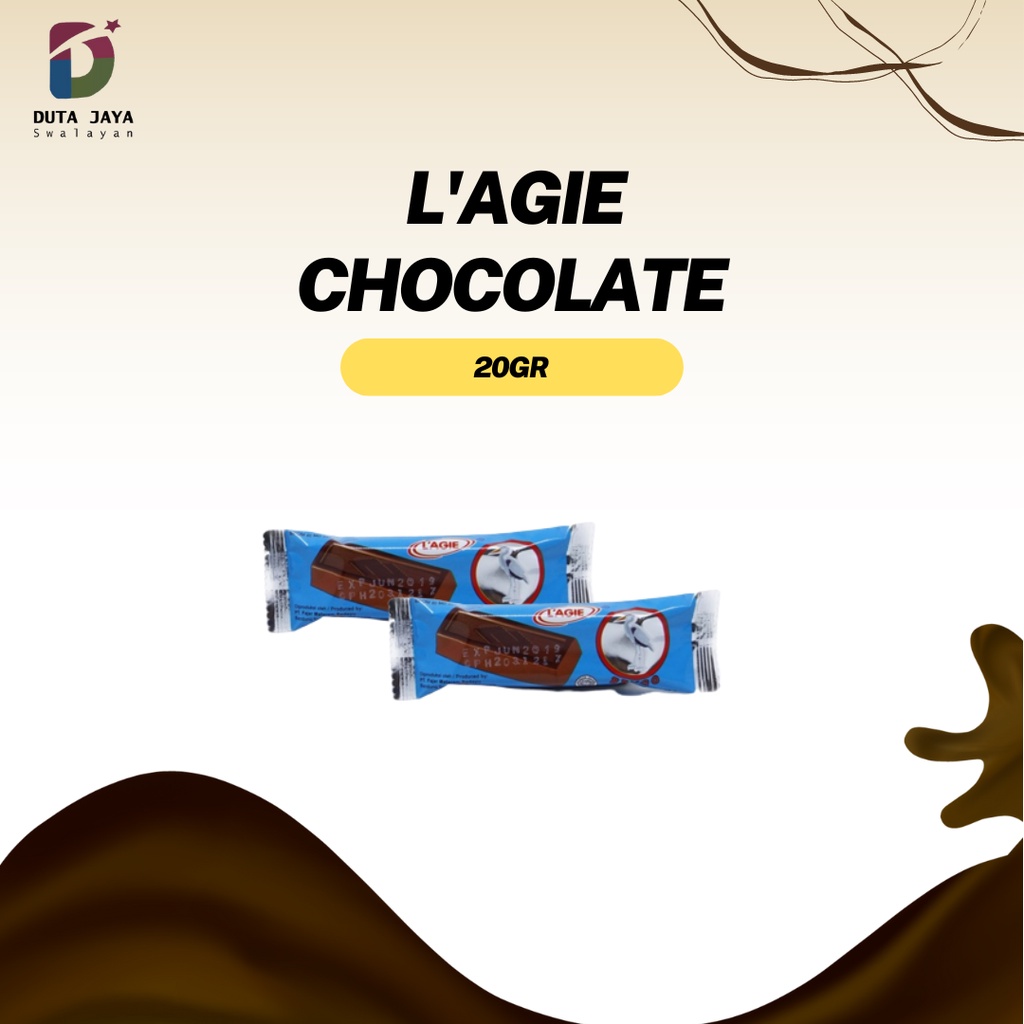 

L'agie Chocolate Crispy 20 Gram Bango Animal Series Cokelat Coklat Krispi