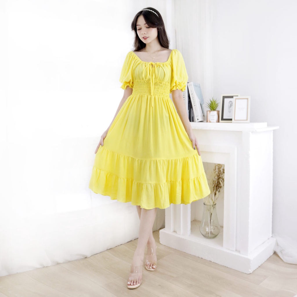 Dress 1265 Rayon Crincle Fashion Wanita