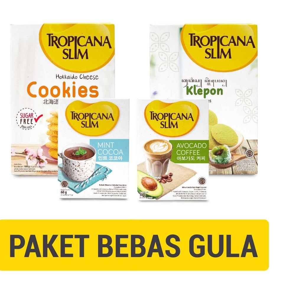 

❃ Paket Snack dan Kopi Tropicana Slim - Snack Bebas Gula ♦