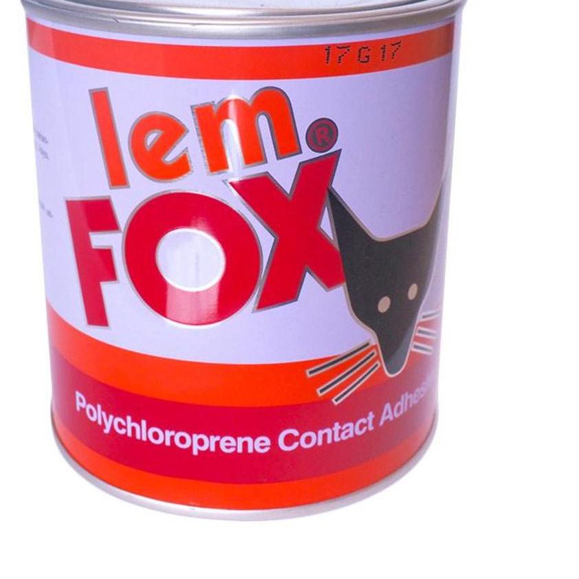 ♡ Lem Fox Kuning Kaleng 600gr Lem Fox Aibon Kuning Kaleng 600 gram Lem Serbaguna ✽