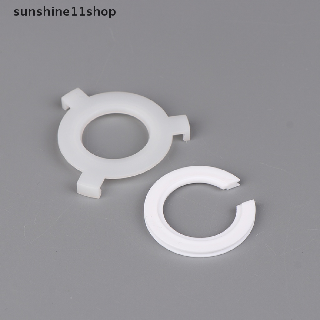 Sho 5Pcs E27 Ke E14 Kap Lampu Lamp Light Shades Socket Cincin Pengecil Adaptor Washer Putih Penutup Lampu Aksesoris N