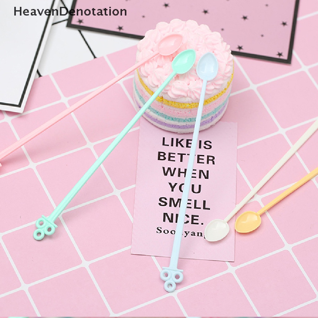[HeavenDenotation] 30 Pcs Mini Candy-color Cute Dispensing Spoon Jewelry Tool Alat Cetakan Silikon HDV