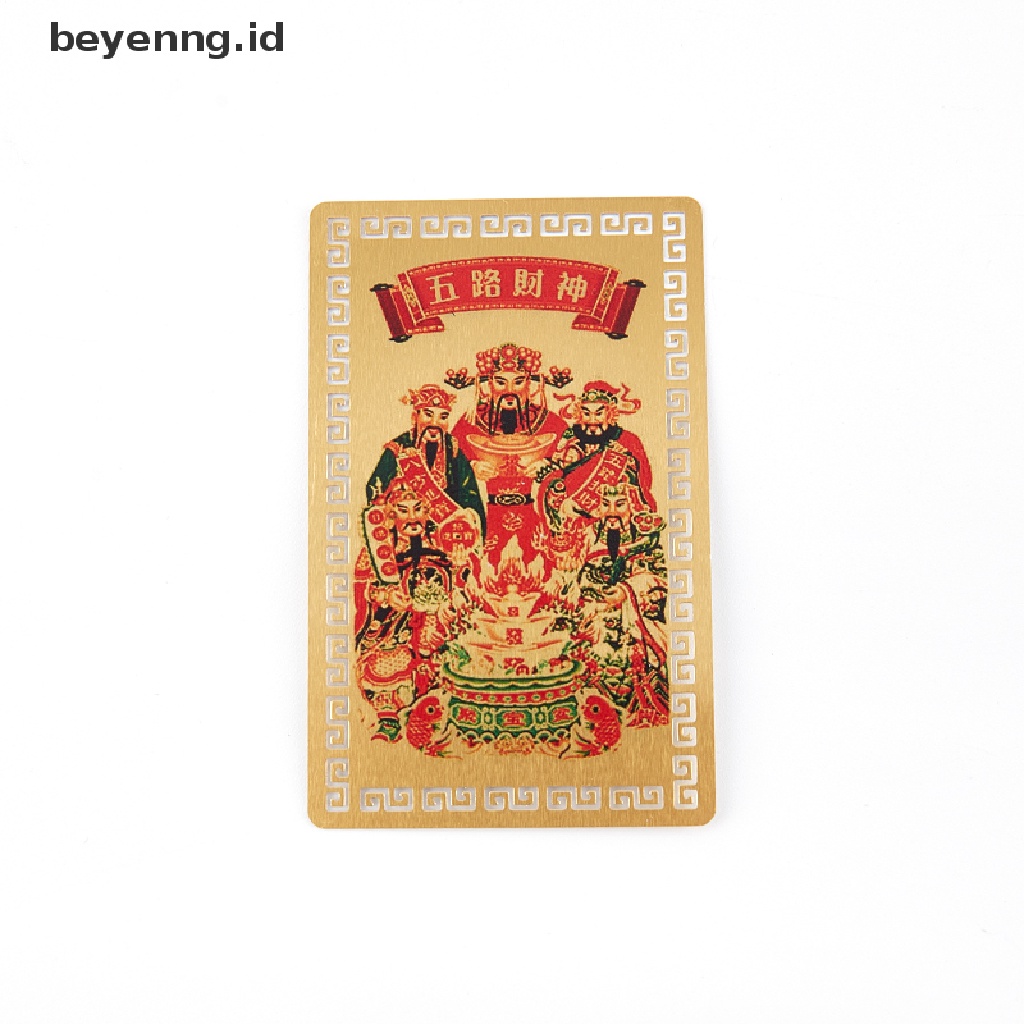 Beyen Kartu Amulet Untuk Kekayaan Feng Shui Keberuntungan Fortune Card Bawa Keberuntungan Home Decor ID