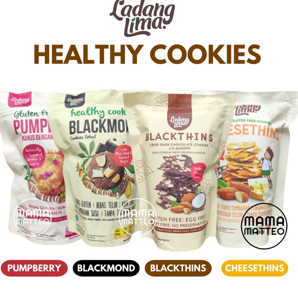 

Ready Stok LADANG LIMA Blackmond Pumpberry Cookies 180gr Bandung / Kukis Mini Bites