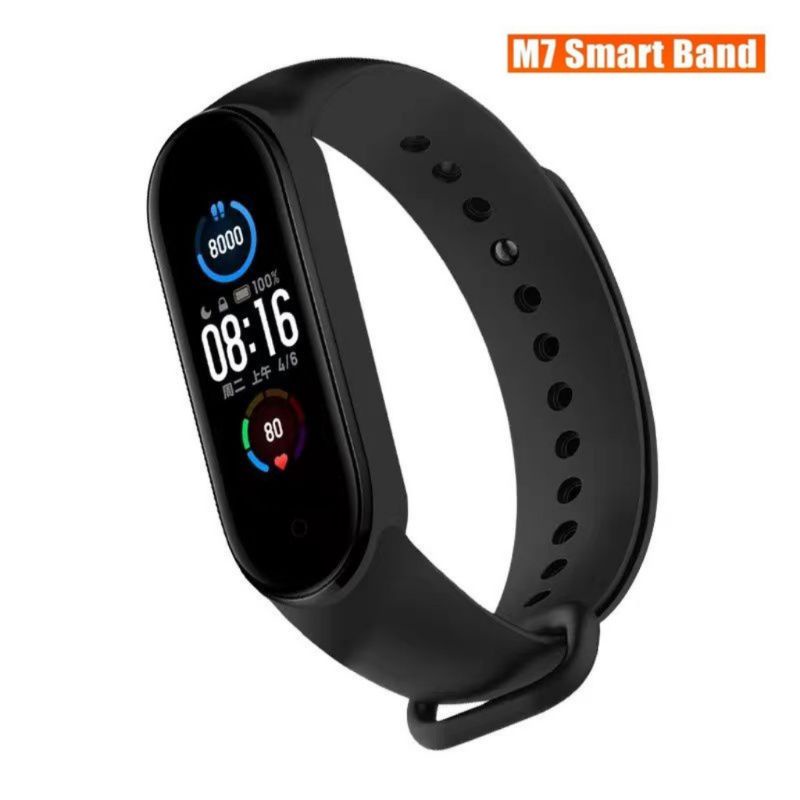 SMART WATCH SMARTBAND M7 SPORT TAHAN AIR DAN TERDAPAT PELACAK DETAK JANTUNG MURAH