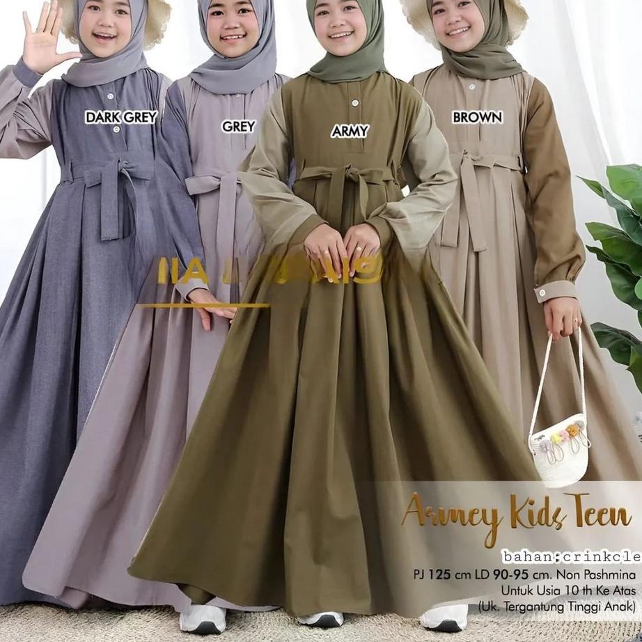 Kualitas Dijamin Gamis Anak Remaja Tanggung Viral Umur 10-12-15 Tahun | Outfit Remaja Kekinian | Baj