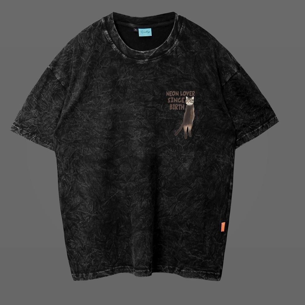 TERPERCAYA Woodlays Tshirt Neon Washing Oversized