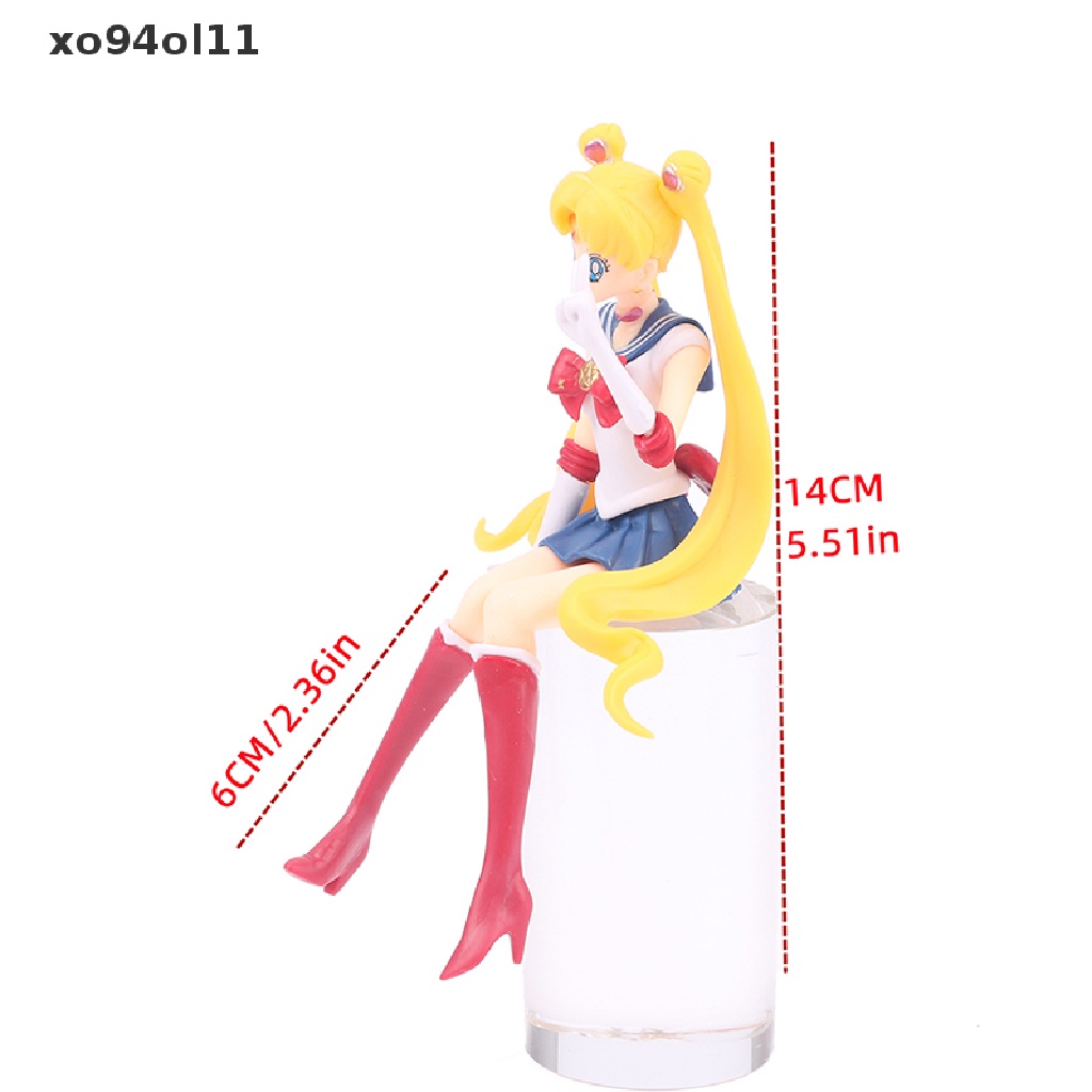 Xo Anime Figure Sailor Moon Tsukino Action Figure Boneka Dekorasi Model Mainan OL