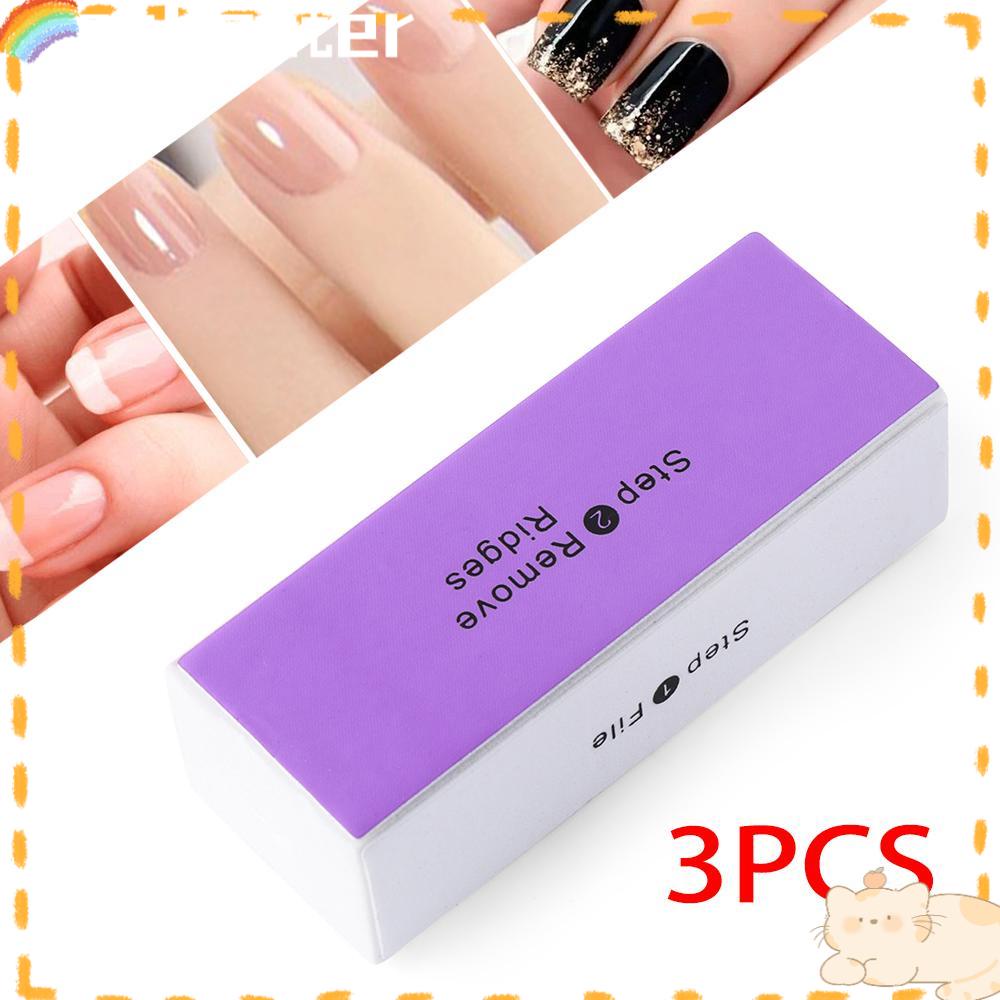 Solighter Nail Buffer File Portable Perhiasan Poles 4arah Penghilang Kulit Mati