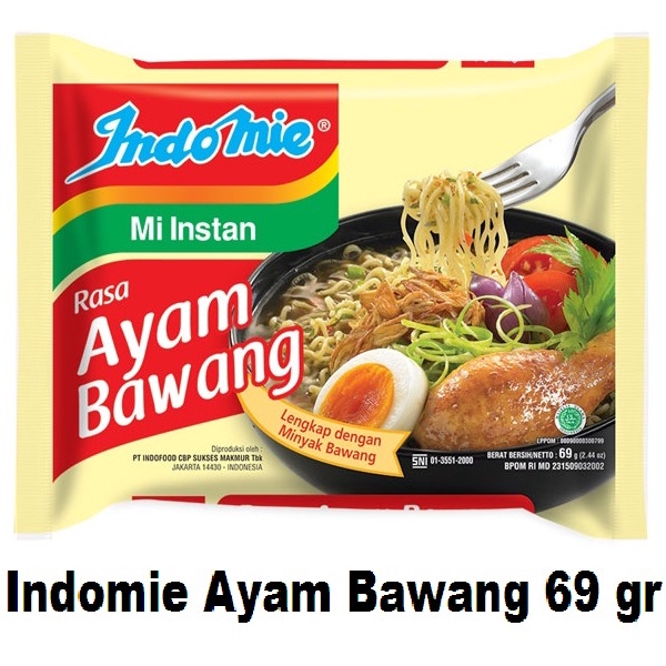 

Indomie Ayam Bawang 69 gr