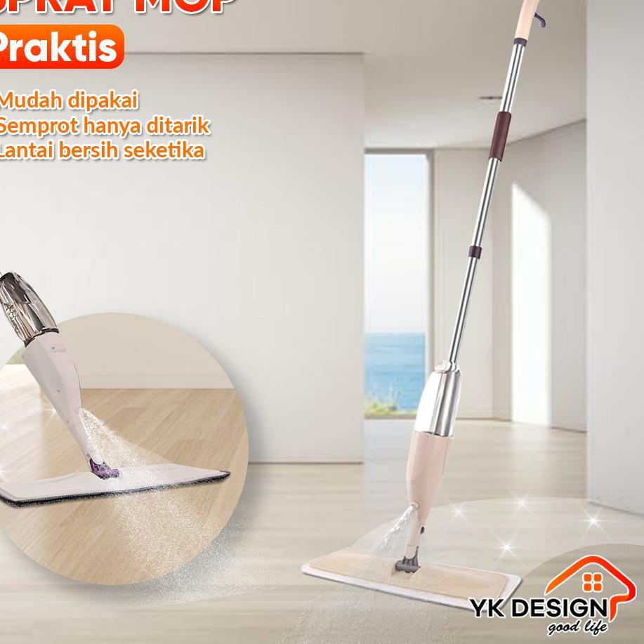 Promo Terupdate YK DESIGN YK-106 Alat Pel SPRAY MOP semprot Hemat Praktis Hemat Air alat pel lantai 