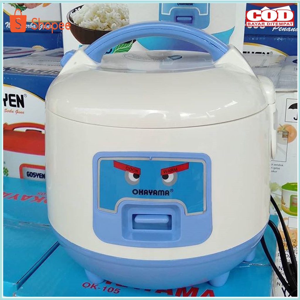 Magicom Kecil Okayama 1 Liter Penanak Nasi Serbaguna Kecil OK - 105 ORI PROMO