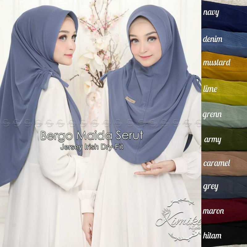 HIJAB INSTAN MAIDA SERUT ORIGINAL BY KIMIKEY