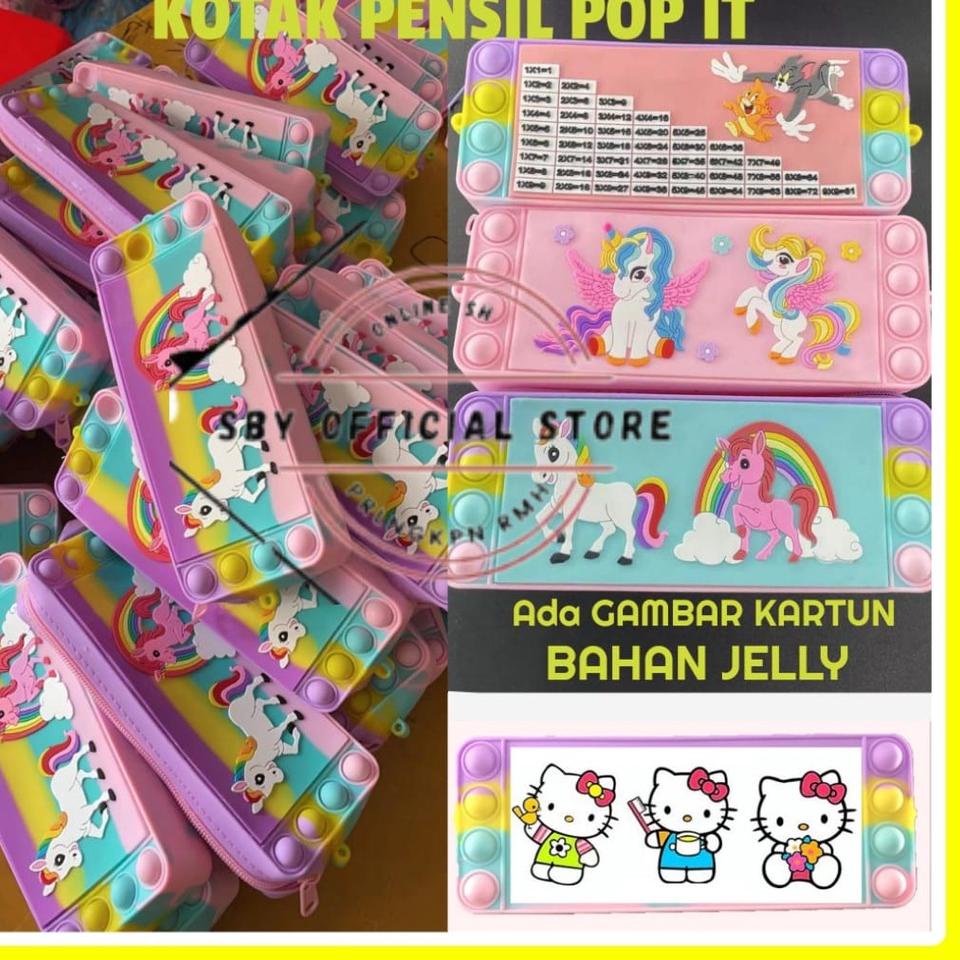 

V24 KOTAK PENSIL POP IT KOTAK PENSIL KARAKTER KARTUN TAS POP IT ANAK POP IT MAINAN ANAK POP IT KOTAK PENSIL POP IT PELANGI PERLENGKAPAN SEKOLAH DAN ALAT KANTOR STOCK TERBATAS ㊝