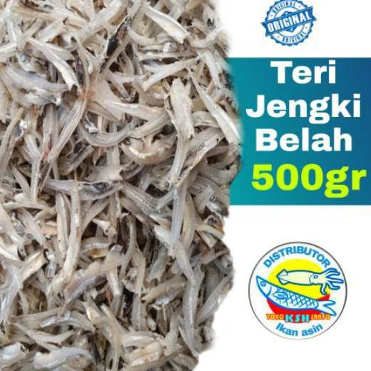 

➶ Ikan asin teri jengki belah vip-500gram ➯