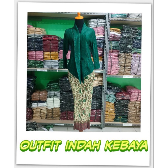 IndahKebaya • SETELAN KEBAYA FLOY BROKAT INDAH / KEBAYA JUMBO LD 130 120 110 / KEBAYA KONDANGAN MODERN KEKINIAN / KEBAYA BUSUI FRIENDLY / KEBAYA WISUDA NATALAN KARTINI MIX ROK BATIK JUMBO / WARNA HITAM MOCCA LAVENDER NAVY WARDAH HIJAU BOTOL GOLD SILVER