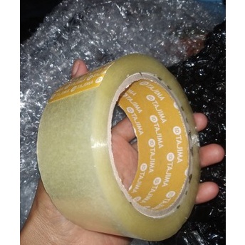 Lakban Bening Tajima Yellow Core 2 Inch (45mm) 90 Yards Murah Berkualitas