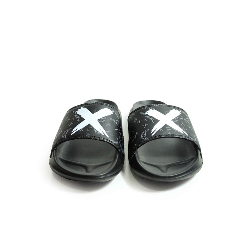 Sun Casual - Patrol Black / White | Slippers Slide | Sandal Pria | Sandal Wanita | Sandal Unisex