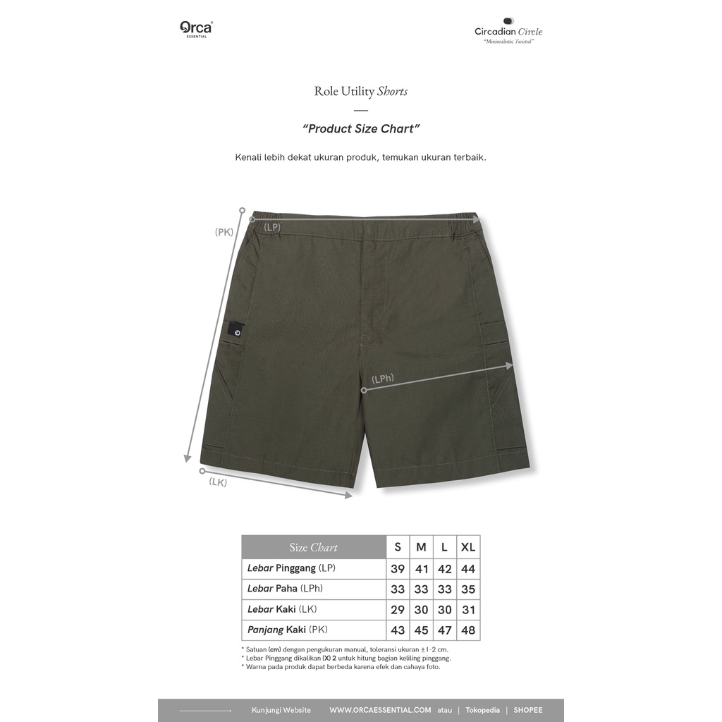 ORCA - Role Utility Shorts, Olive