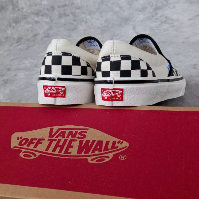 VANS SLIP ON 98 DX ANAHEIM FACTORY CHECKERBOARD