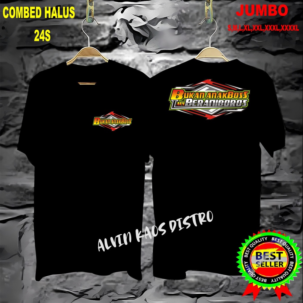 APPS Promo Diskon Kaos DTG BUKAN ANAK BOS TAPI BERANI BOROS Kaos Terlaris Kualitas Terjamin/Kaos Murah /Pakaian Pria pakaian Wanita/Kaos Distro Pria Kaos Promo/Best Seller