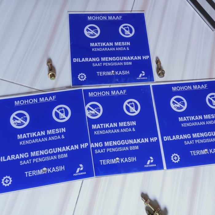 

Papan Jalan Papan Rambu Spbu