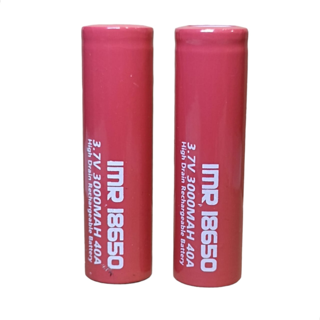 Batre/Baterai Cas Mode Vape Type IMR18650 LITHIUM 3.7volt - 3000mAh Isi 2pcs