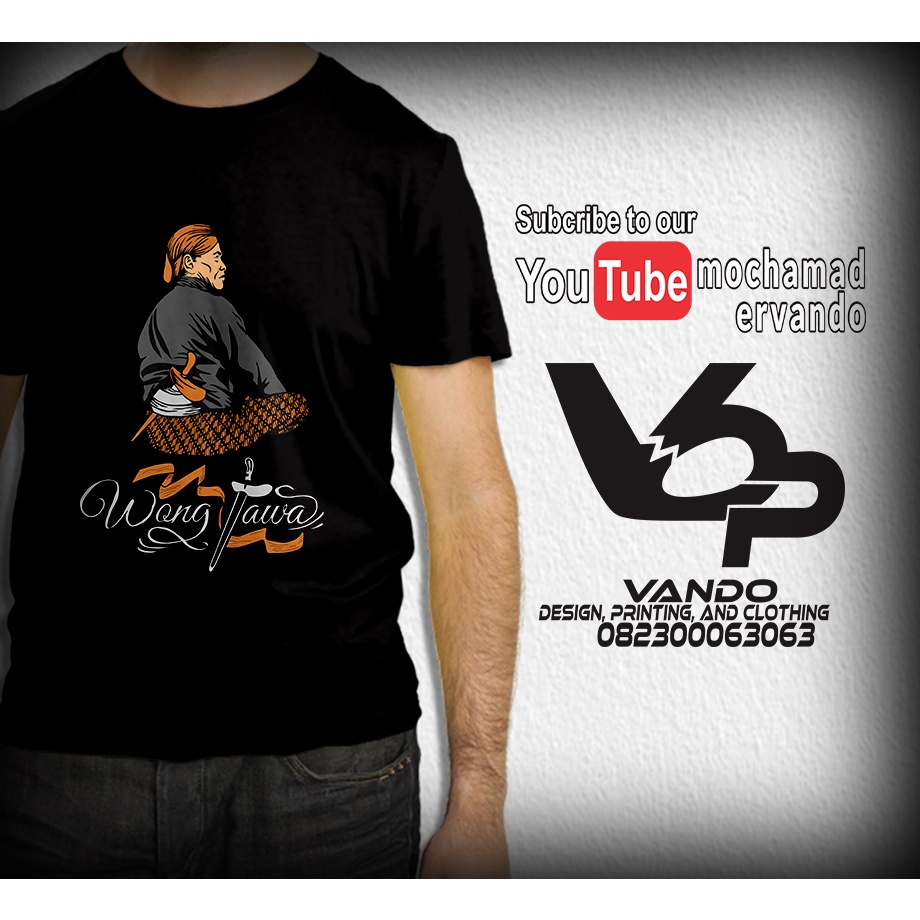 KAOS WAYANG WONG JAWA / KAOS PRIA DISTRO / KAOS JAWA / KAOS MURAH