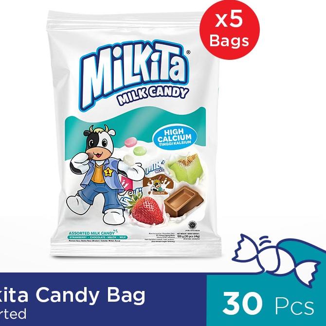 

➧ Milkita Candy Assorted Bag Premium Paket 5 Bag ➬